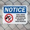 Signmission Guns Knives Weapons Banned On These Premises, 10 in W x Rectangle, Plastic OS-2PACK-NS-P-710-L-15758 - alternate 6